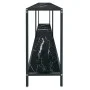 Schwarzer Konsolentisch aus gehärtetem Glas, 200 x 35 x 75,5 cm von vidaXL, Seitentische - Ref: Foro24-331709, Preis: 89,71 €...