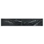 Mesa consola vidrio templado negro 200x35x75,5 cm de vidaXL, Mesas auxiliares - Ref: Foro24-331709, Precio: 89,47 €, Descuent...