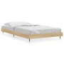 Bettgestell aus Sonoma-Eiche-Holzwerkstoff, 100 x 200 cm von vidaXL, Betten und Lattenroste - Ref: Foro24-832160, Preis: 68,6...