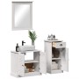 Juego de muebles de baño con cajón 3 pcs Marrón 37 x 34 x 80 cm