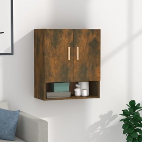 Smoked oak plywood wall cabinet 60x31x70 cm by vidaXL, Lockers and storage cabinets - Ref: Foro24-817585, Price: 53,93 €, Dis...