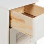 Juego de muebles de baño 3 pcs blanco antiguo 37 x 34 x 110 cm