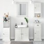 Juego de muebles de baño con cajón VIGO 5 pcs blanco antiguo
