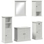 Juego de muebles de baño con cajón VIGO 5 pcs blanco antiguo