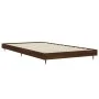 Bettgestell aus eichenbraunem Holzwerkstoff, 100 x 200 cm von vidaXL, Betten und Lattenroste - Ref: Foro24-832164, Preis: 69,...