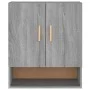 Sonoma-Wandschrank aus grauem Sperrholz, 60 x 31 x 70 cm von vidaXL, Schließfächer und Lagerschränke - Ref: Foro24-817586, Pr...