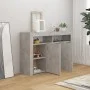Concrete gray sideboard with LED lights 115.5x30x75 cm by vidaXL, Sideboards - Ref: Foro24-804341, Price: 95,20 €, Discount: %