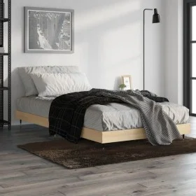Estructura de cama madera de ingeniería roble Sonoma 90x200 cm de vidaXL, Camas y somieres - Ref: Foro24-832168, Precio: 71,8...