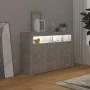 Concrete gray sideboard with LED lights 115.5x30x75 cm by vidaXL, Sideboards - Ref: Foro24-804341, Price: 95,20 €, Discount: %