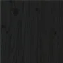 Estructura de cama madera maciza negra King Size 150x200 cm de vidaXL, Camas y somieres - Ref: Foro24-810504, Precio: 187,40 ...