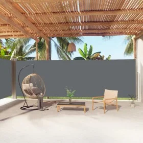 Anthrazitgraue einziehbare Seitenmarkise 200x1000 cm von vidaXL, Sonnenschirme - Ref: Foro24-318044, Preis: 163,52 €, Rabatt: %