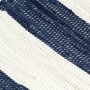 Manteles individuales a rayas Chindi 6 uds azul blanco 30x45 cm