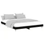 Black engineered wood bed frame 180x200 cm by vidaXL, Beds and slatted bases - Ref: Foro24-832014, Price: 128,55 €, Discount: %