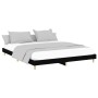 Estructura de cama madera de ingeniería negra 180x200 cm de vidaXL, Camas y somieres - Ref: Foro24-832014, Precio: 135,51 €