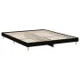 Black engineered wood bed frame 180x200 cm by vidaXL, Beds and slatted bases - Ref: Foro24-832014, Price: 128,55 €, Discount: %