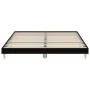 Black engineered wood bed frame 180x200 cm by vidaXL, Beds and slatted bases - Ref: Foro24-832014, Price: 128,55 €, Discount: %