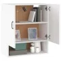 Weißer Wandschrank aus Sperrholz, 60 x 31 x 70 cm von vidaXL, Schließfächer und Lagerschränke - Ref: Foro24-812879, Preis: 60...