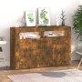 Sideboard mit LED-Leuchten, geräucherte Eiche, 115,5 x 30 x 75 cm von vidaXL, Sideboards - Ref: Foro24-815732, Preis: 102,27 ...