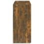 Sideboard with LED lights smoked oak 115.5x30x75 cm by vidaXL, Sideboards - Ref: Foro24-815732, Price: 102,27 €, Discount: %