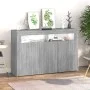Sideboard mit LED-Leuchten in Sonoma-Grau 115,5x30x75 cm von vidaXL, Sideboards - Ref: Foro24-815733, Preis: 108,54 €, Rabatt: %