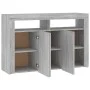 Sideboard mit LED-Leuchten in Sonoma-Grau 115,5x30x75 cm von vidaXL, Sideboards - Ref: Foro24-815733, Preis: 108,54 €, Rabatt: %
