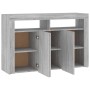 Sideboard with Sonoma grey LED lights 115.5x30x75 cm by vidaXL, Sideboards - Ref: Foro24-815733, Price: 113,70 €, Discount: %