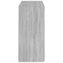 Sideboard with Sonoma grey LED lights 115.5x30x75 cm by vidaXL, Sideboards - Ref: Foro24-815733, Price: 108,54 €, Discount: %