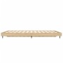 Bettgestell aus Sonoma-Eiche-Holzwerkstoff, 135 x 190 cm von vidaXL, Betten und Lattenroste - Ref: Foro24-832184, Preis: 100,...