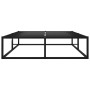 Estructura de cama de metal negra 120x200 cm de vidaXL, Camas y somieres - Ref: Foro24-324787, Precio: 100,43 €, Descuento: %