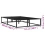 Estructura de cama de metal negra 120x200 cm de vidaXL, Camas y somieres - Ref: Foro24-324787, Precio: 100,43 €, Descuento: %
