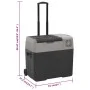 Kühlbox mit Rädern und Griff Polypropylen schwarz und grau 40 L von vidaXL, Kühlschränke - Ref: Foro24-51782, Preis: 255,87 €...