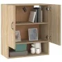 Wandschrank aus Sonoma-Eichensperrholz, 60 x 31 x 70 cm von vidaXL, Schließfächer und Lagerschränke - Ref: Foro24-812882, Pre...
