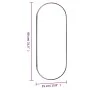 Oval glass wall mirror 35x80 cm by vidaXL, Mirrors - Ref: Foro24-350456, Price: 32,59 €, Discount: %