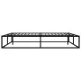 Schwarzer Metallbettrahmen 140x200 cm von vidaXL, Betten und Lattenroste - Ref: Foro24-324788, Preis: 106,96 €, Rabatt: %