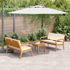 Conjunto bistro 3 pcs Marrón 75 x 45 x 38cm