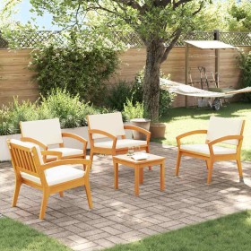 Conjunto bistro 5 pcs Marrón 45 x 45 x 38cm