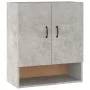 Concrete gray plywood wall cabinet 60x31x70 cm by vidaXL, Lockers and storage cabinets - Ref: Foro24-812883, Price: 59,48 €, ...