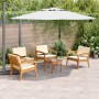 Conjunto bistro 5 pcs Marrón 45 x 45 x 38cm