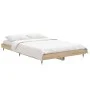 Estructura de cama madera de ingeniería roble Sonoma 120x190 cm de vidaXL, Camas y somieres - Ref: Foro24-832192, Precio: 96,...