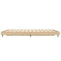 Sonoma oak engineered wood bed frame 120x190 cm by vidaXL, Beds and slatted bases - Ref: Foro24-832192, Price: 97,21 €, Disco...