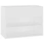 White engineered wood shoe bench 60x30x45 cm by vidaXL, Shoe racks and shoe organizers - Ref: Foro24-808738, Price: 54,62 €, ...