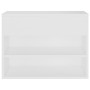 White engineered wood shoe bench 60x30x45 cm by vidaXL, Shoe racks and shoe organizers - Ref: Foro24-808738, Price: 51,44 €, ...