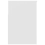 White engineered wood shoe bench 60x30x45 cm by vidaXL, Shoe racks and shoe organizers - Ref: Foro24-808738, Price: 51,44 €, ...