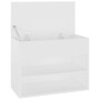 White engineered wood shoe bench 60x30x45 cm by vidaXL, Shoe racks and shoe organizers - Ref: Foro24-808738, Price: 51,44 €, ...