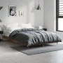 Smoked oak engineered wood bed frame 120x190cm by vidaXL, Beds and slatted bases - Ref: Foro24-832194, Price: 95,57 €, Discou...