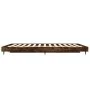 Smoked oak engineered wood bed frame 120x190cm by vidaXL, Beds and slatted bases - Ref: Foro24-832194, Price: 95,57 €, Discou...