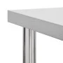Kitchen work table with stainless steel wheels 80x45x85 cm by vidaXL, Restoration - Ref: Foro24-51635, Price: 119,64 €, Disco...