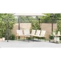 Conjunto de sofá de jardín 2 pcs Natural ratán sintético