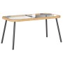 Conjunto de sofá de jardín 2 pcs Natural ratán sintético