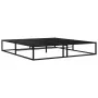Estructura de cama de metal negra 180x200 cm de vidaXL, Camas y somieres - Ref: Foro24-324790, Precio: 169,21 €, Descuento: %